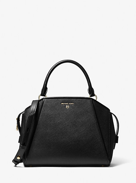 Black Michael Kors Leather purchases Satchel!