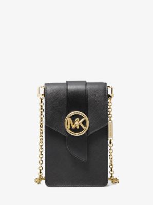 Small Saffiano Leather Smartphone Crossbody Bag