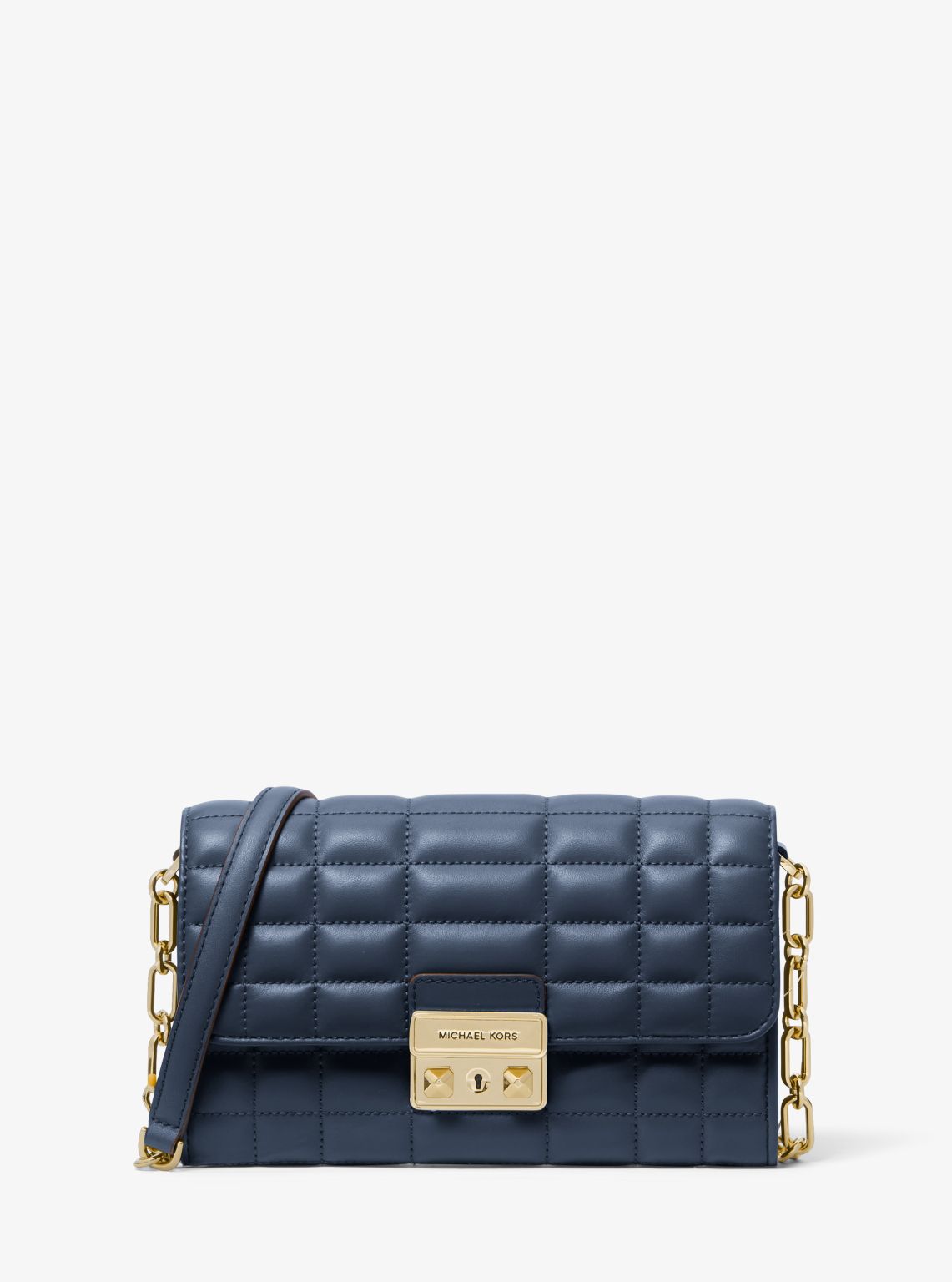 Tribeca Large Leather Convertible Crossbody Bag