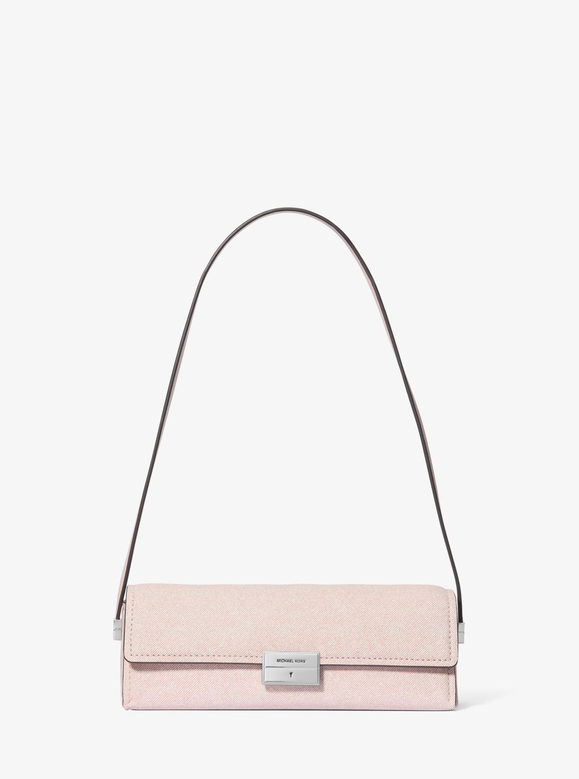 Lunar New Year Ludlow Small Denim-Printed Leather Convertible Pochette