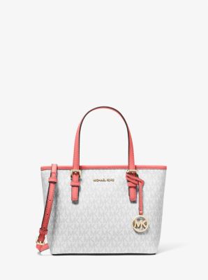 Jet Set Travel Extra-Small Logo Top-Zip Tote Bag
