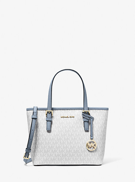 Jet Set Travel Extra-Small Logo Top-Zip Tote Bag