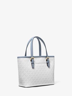 Jet Set Travel Extra-Small Logo Top-Zip Tote Bag