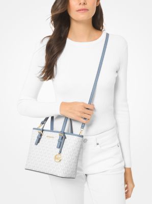 Jet Set Travel Extra-Small Logo Top-Zip Tote Bag