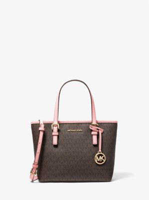 Jet Set Travel Extra-Small Logo Top-Zip Tote Bag