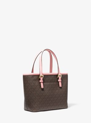 Jet Set Travel Extra-Small Logo Top-Zip Tote Bag