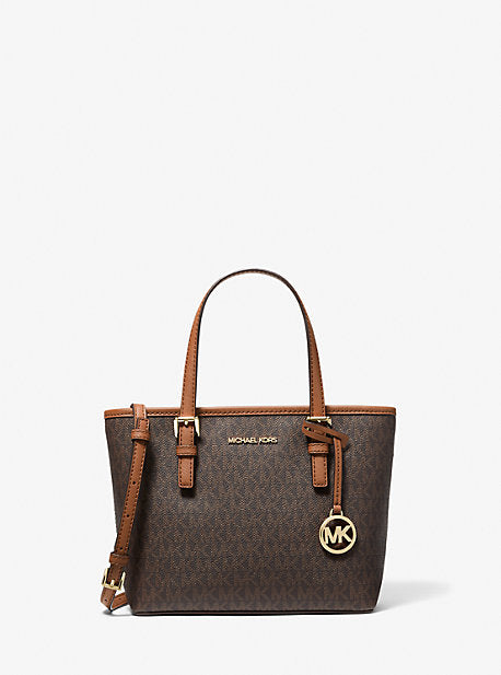 Jet Set Travel Extra-Small Logo Top-Zip Tote Bag