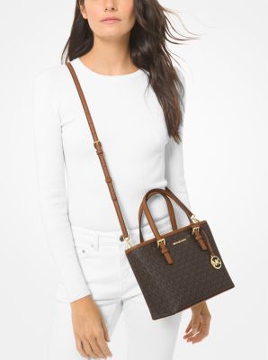 Jet Set Travel Extra-Small Logo Top-Zip Tote Bag