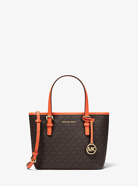 Jet Set Travel Extra-Small Logo Top-Zip Tote Bag