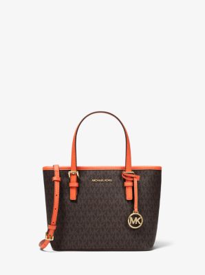 Jet Set Travel Extra-Small Logo Top-Zip Tote Bag