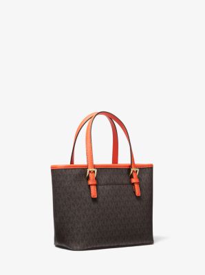 Jet Set Travel Extra-Small Logo Top-Zip Tote Bag