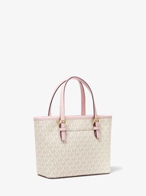Jet Set Travel Extra-Small Logo Top-Zip Tote Bag