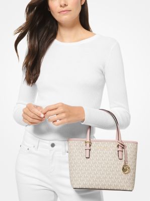 Jet Set Travel Extra-Small Logo Top-Zip Tote Bag