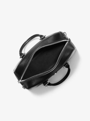 Cindi Medium Calf Leather Bowling Satchel