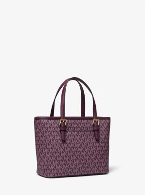 Jet Set Travel Extra-Small Logo Top-Zip Tote Bag