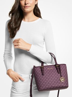 Jet Set Travel Extra-Small Logo Top-Zip Tote Bag