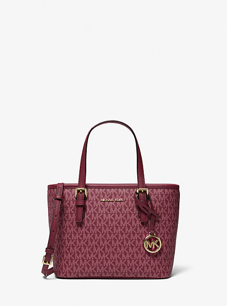 Jet Set Travel Extra-Small Logo Top-Zip Tote Bag