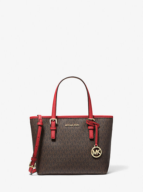 Jet Set Travel Extra-Small Logo Top-Zip Tote Bag