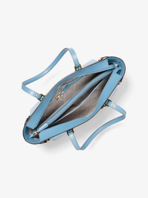 Voyager Medium Crossgrain Leather Tote Bag
