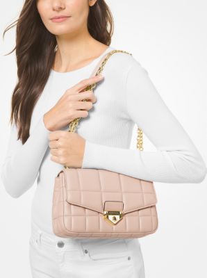 SoHo Large Quilted Leather Shoulder Bag
