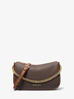 Carmela Medium Signature Logo Convertible Crossbody Bag