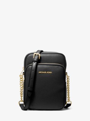 Jet Set Travel Medium Pebbled Leather Crossbody Bag