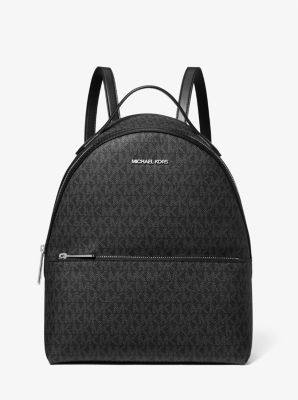 Sheila Medium Signature Logo Backpack - ONE SIZE / BLACK (Black)
