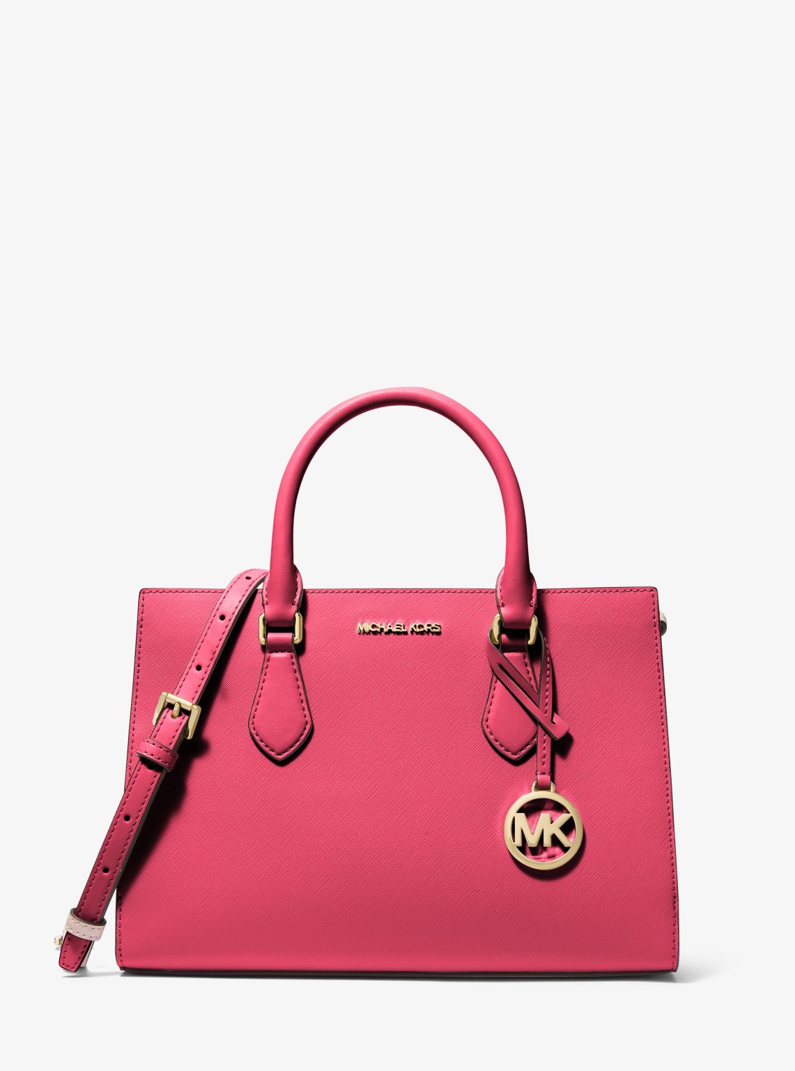 Michael Kors Selma Medium Leather Satchel deals Handbag.