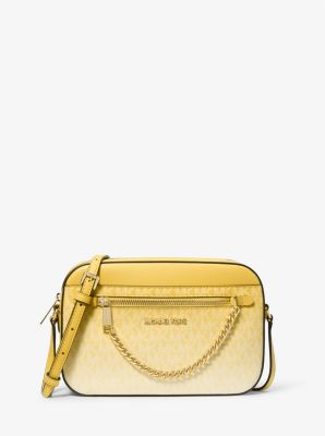 Jet Set Large Ombré Signature Logo Crossbody Bag