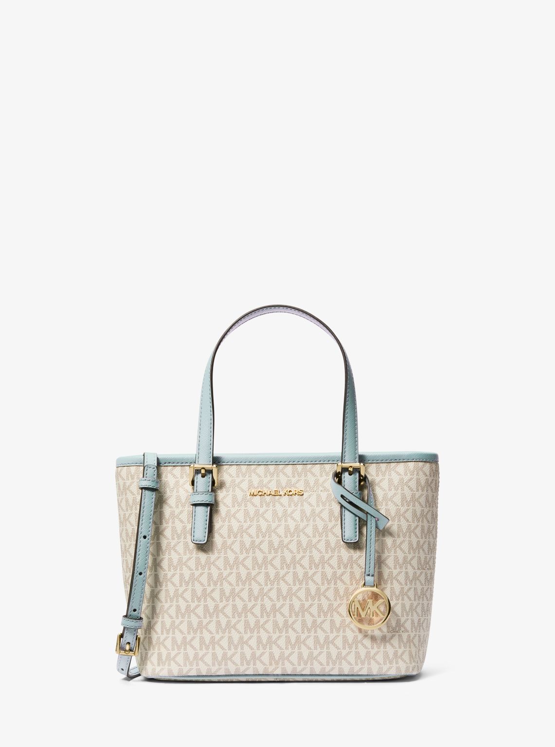Jet Set Travel Extra-Small Logo Top-Zip Tote Bag