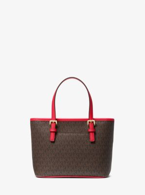 Jet Set Travel Extra-Small Logo Top-Zip Tote Bag