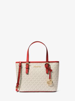 Jet Set Travel Extra-Small Logo Top-Zip Tote Bag