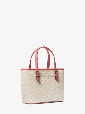 Jet Set Travel Extra-Small Logo Top-Zip Tote Bag