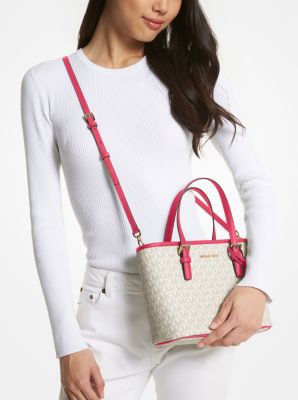 Jet Set Travel Extra-Small Logo Top-Zip Tote Bag