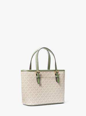Jet Set Travel Extra-Small Logo Top-Zip Tote Bag
