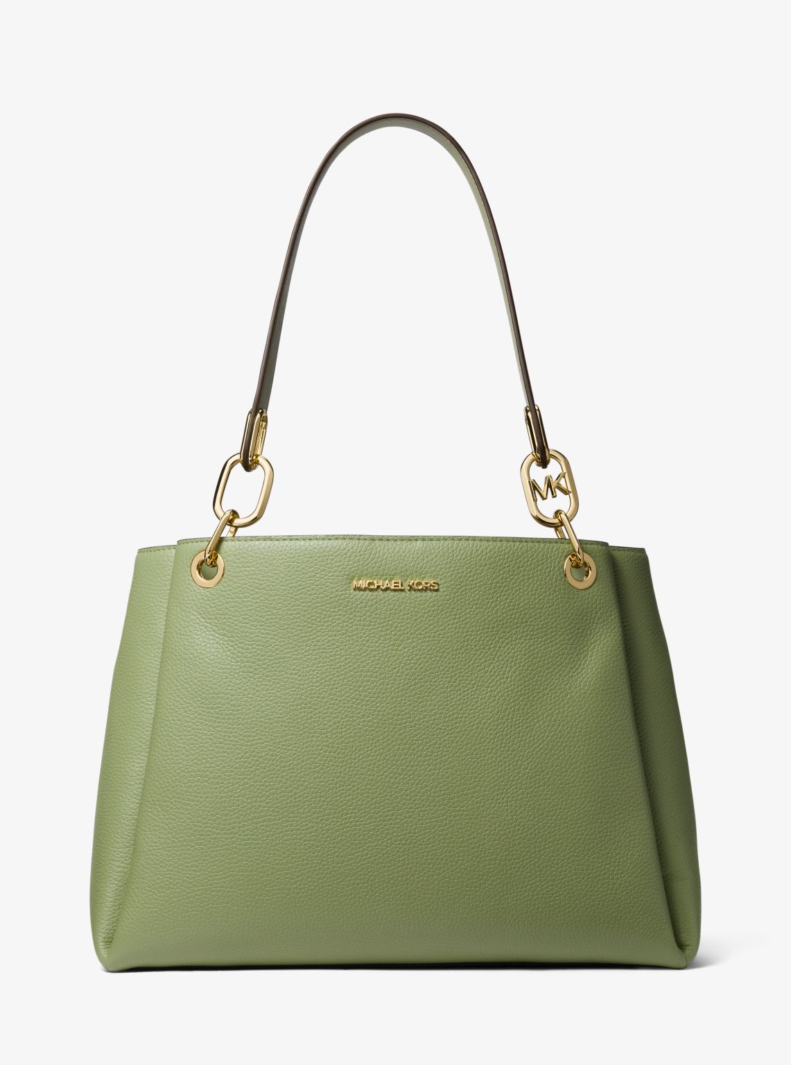 Trisha Large Pebbled Leather Shoulder Bag