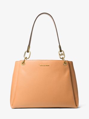 Trisha Large Pebbled Leather Shoulder Bag