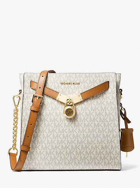 Michael kors nouveau hamilton large logo messenger bag Clearance