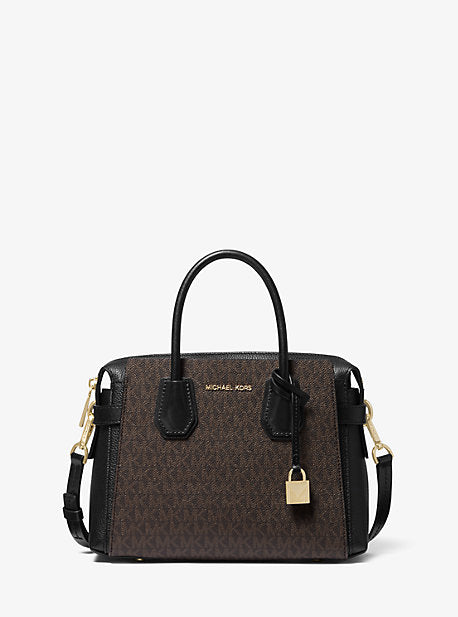 Michael Kors Mercer Belted SM Satchel fashion