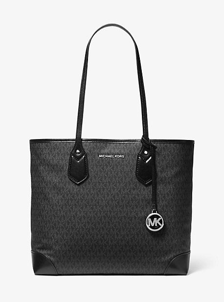 Eva Large Two-Tone Graphic Logo Tote Bag – Michael Kors Pre-Loved