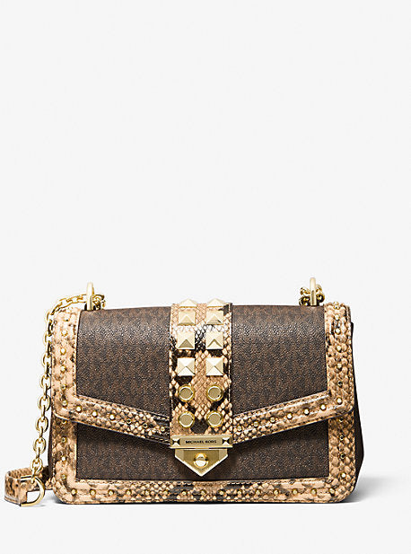 Michael Kors Soho outlets studded crossbody