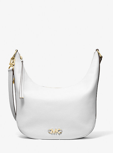 Izzy Large Pebbled Leather Convertible Shoulder Bag – Michael Kors