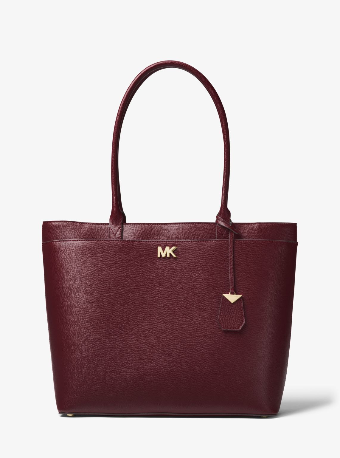 Michael kors crossgrain online leather tote