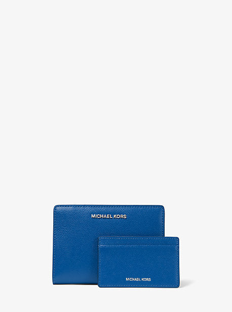 Michael kors small discount crossgrain leather wallet