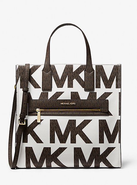Michael Kors, Bags, Michael Kors Kenly Large Graphic Logo Tote Bag