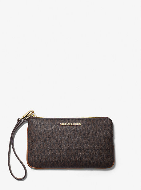 Michael kors logo clearance wristlet