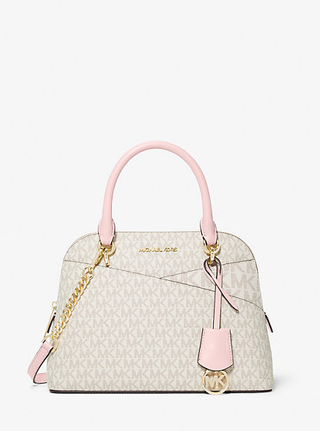 Michael kors jet set medium logo dome satchel Clearance