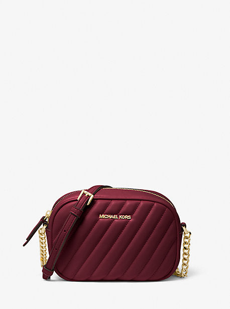 michael kors rose small quilted crossbody bag