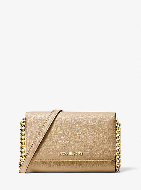 Jet set travel medium pebbled leather convertible crossbody bag Clearance