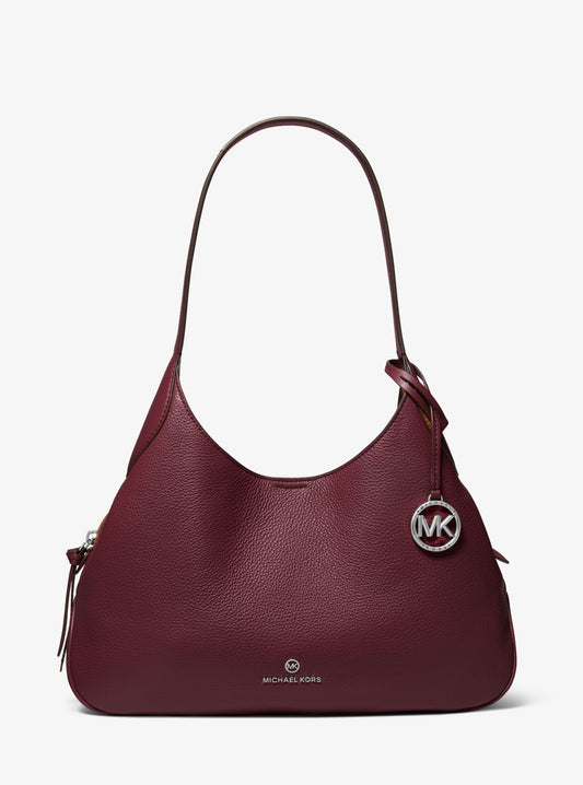 Kelsey Large Pebbled Leather Shoulder Bag